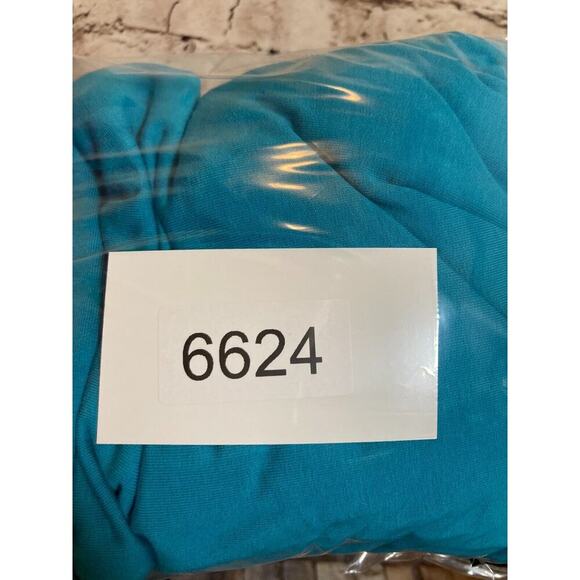 Torrid Callie T-Shirt Dress Womens 2X Teal French Terry Stretch Belted Plus - Picture 11 of 14